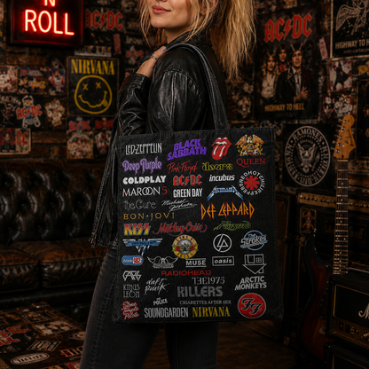 Rock Lovers - Classic Rock  Legends Editions Tote Bag Version 2