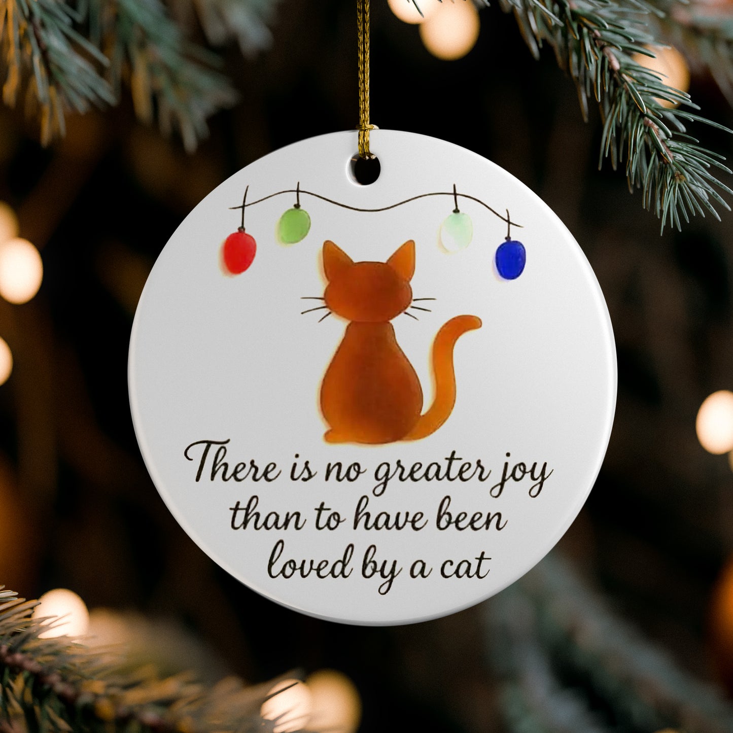 Cat Lover’s Christmas Ornament