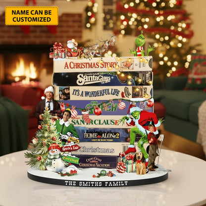 Christmas Classics – Personalized Holiday Acrylic Plaque