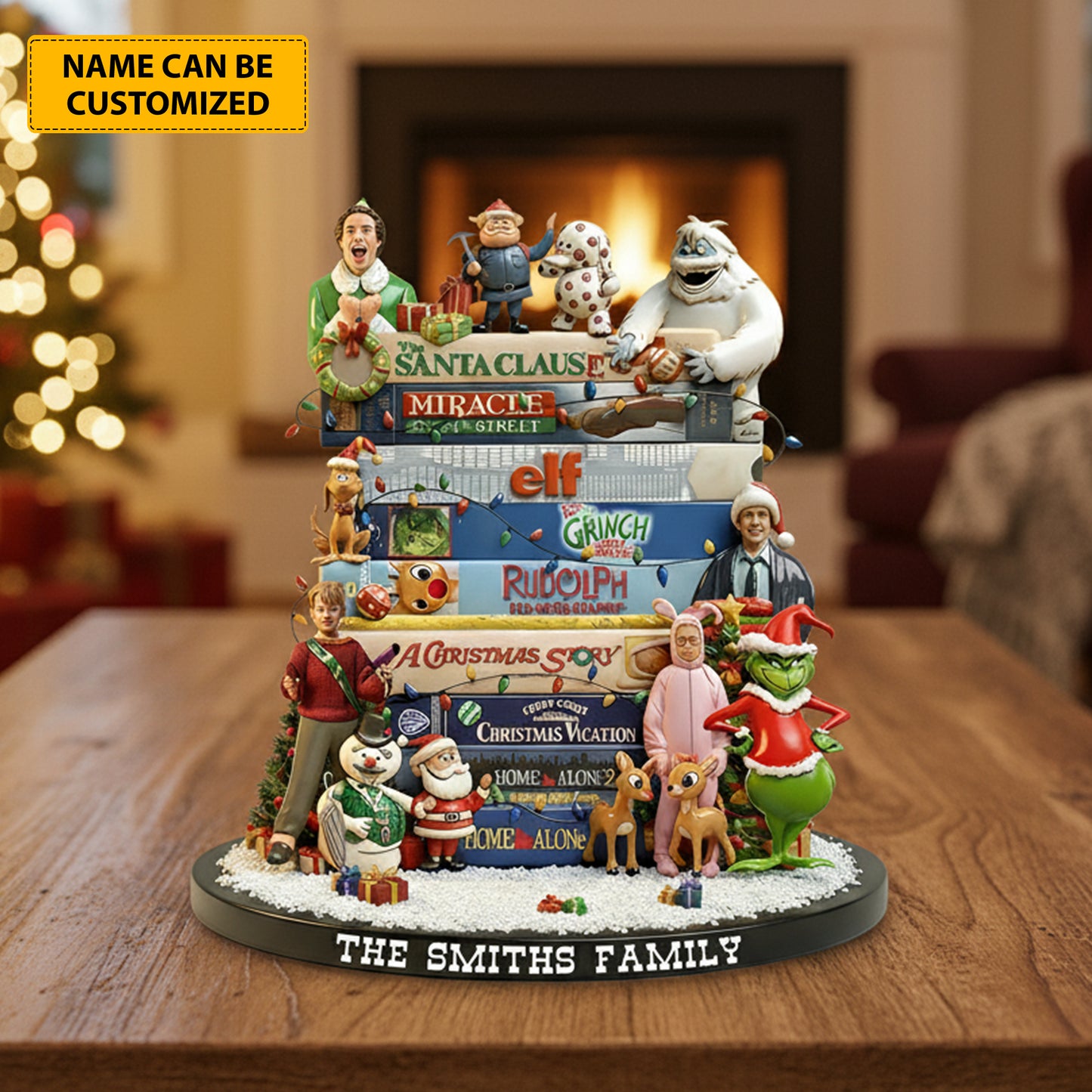 Merry Family Madness – Personalized Funny Christmas Acrylic Plaque