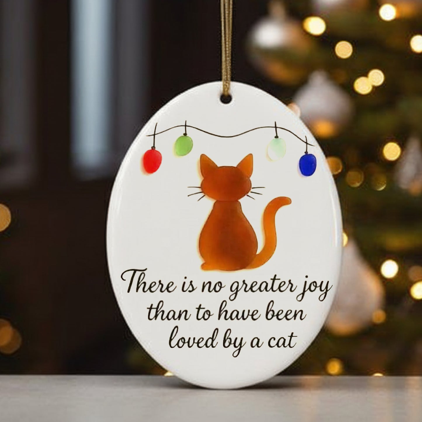 Cat Lover’s Christmas Ornament