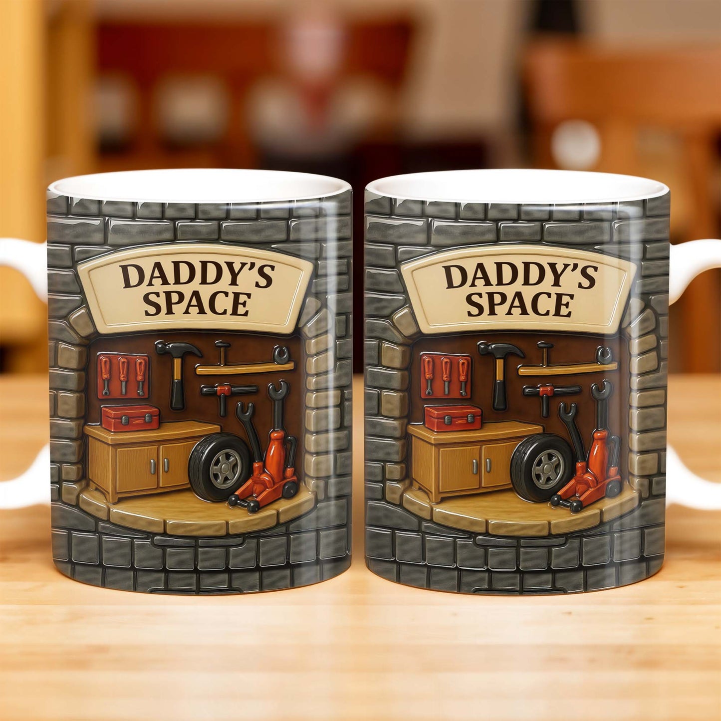Personalized Garage Workshop Accent Mug
