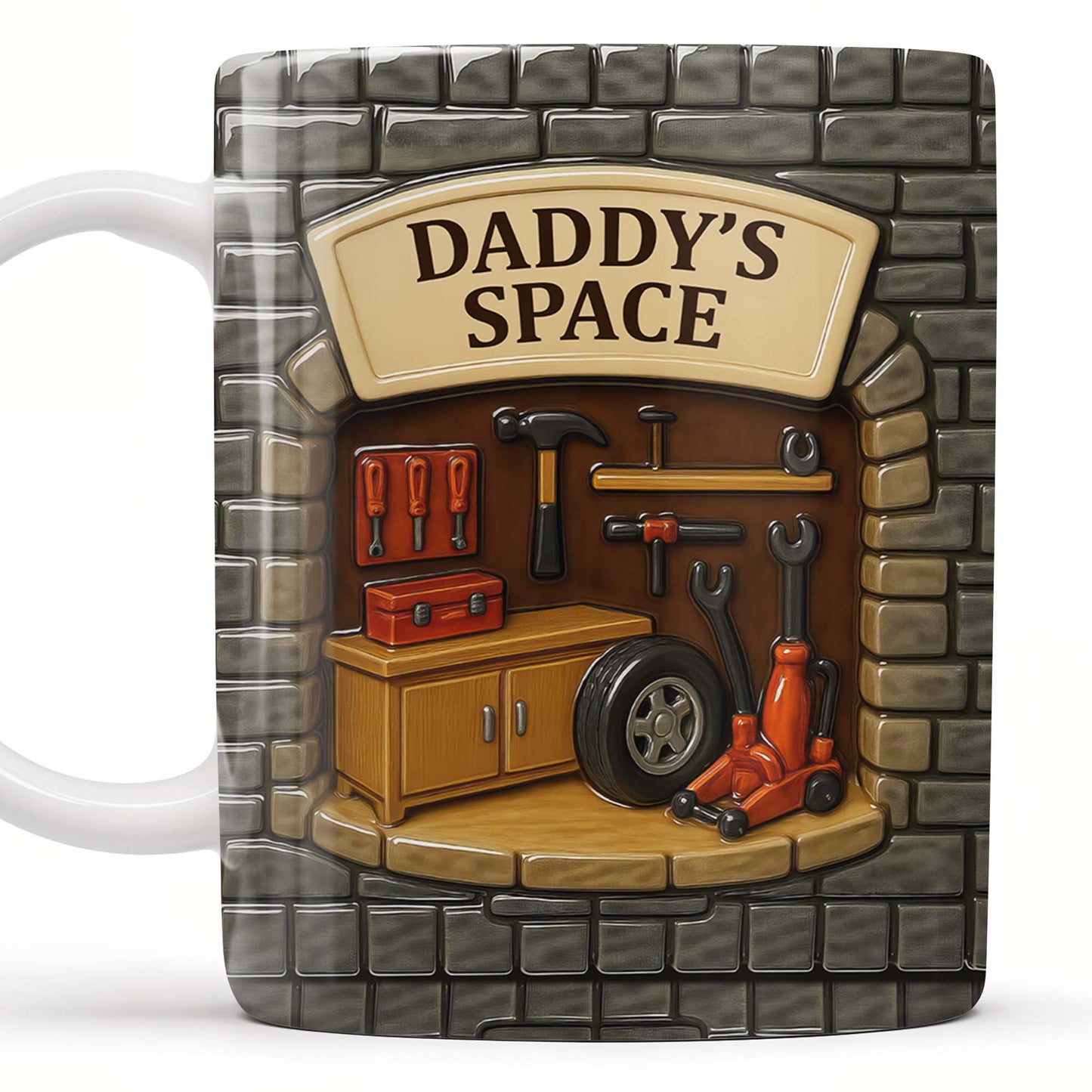 Personalized Garage Workshop Accent Mug