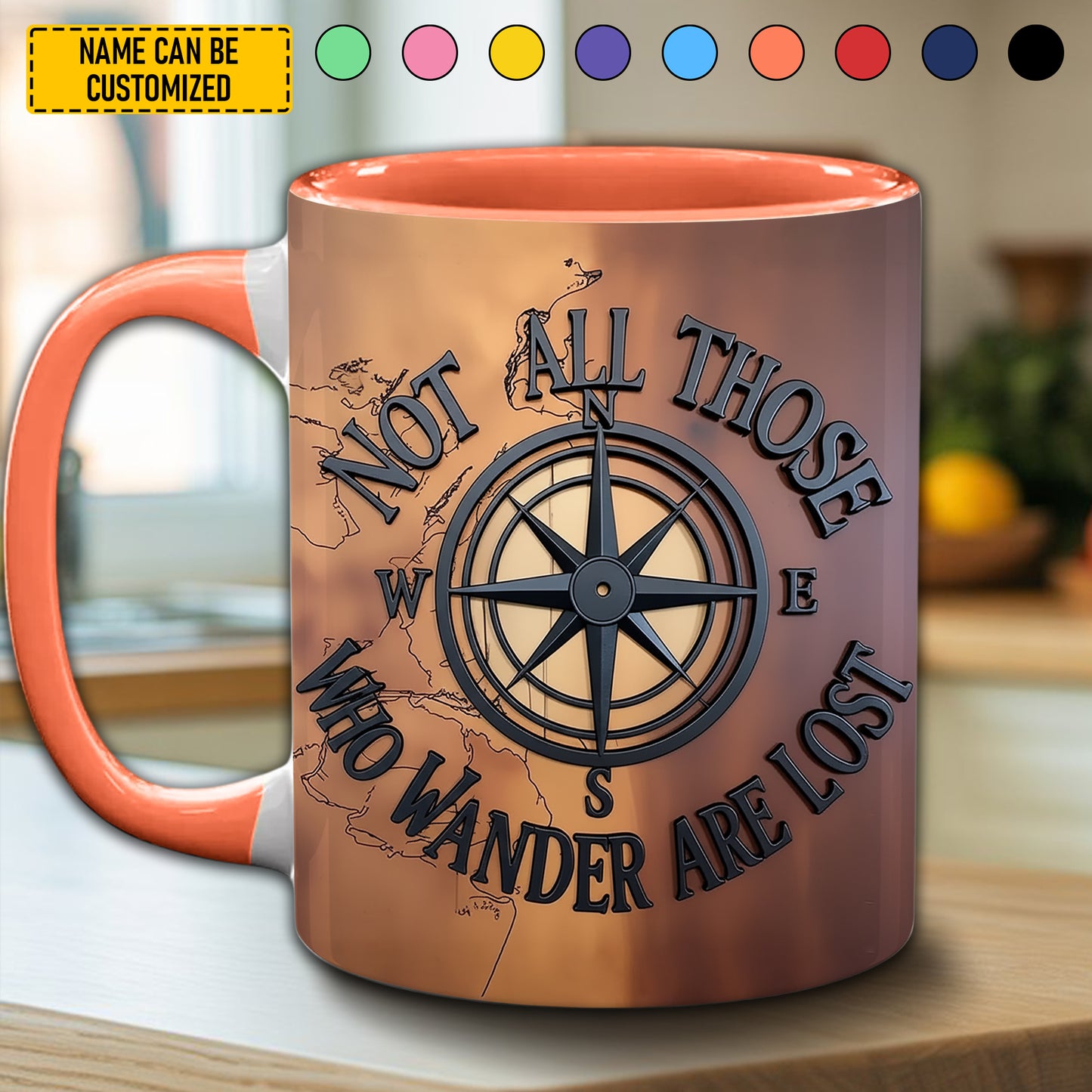 Wanderer’s Soul – Personalized Accent Mug