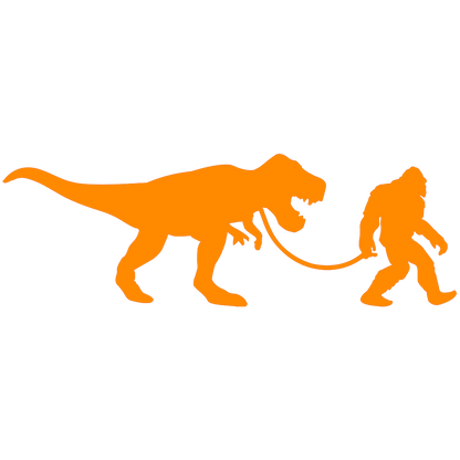 Bigfoot's Pet T-Rex Vinyl Sticker