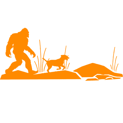 Sasquatch's Best Friend Stickers