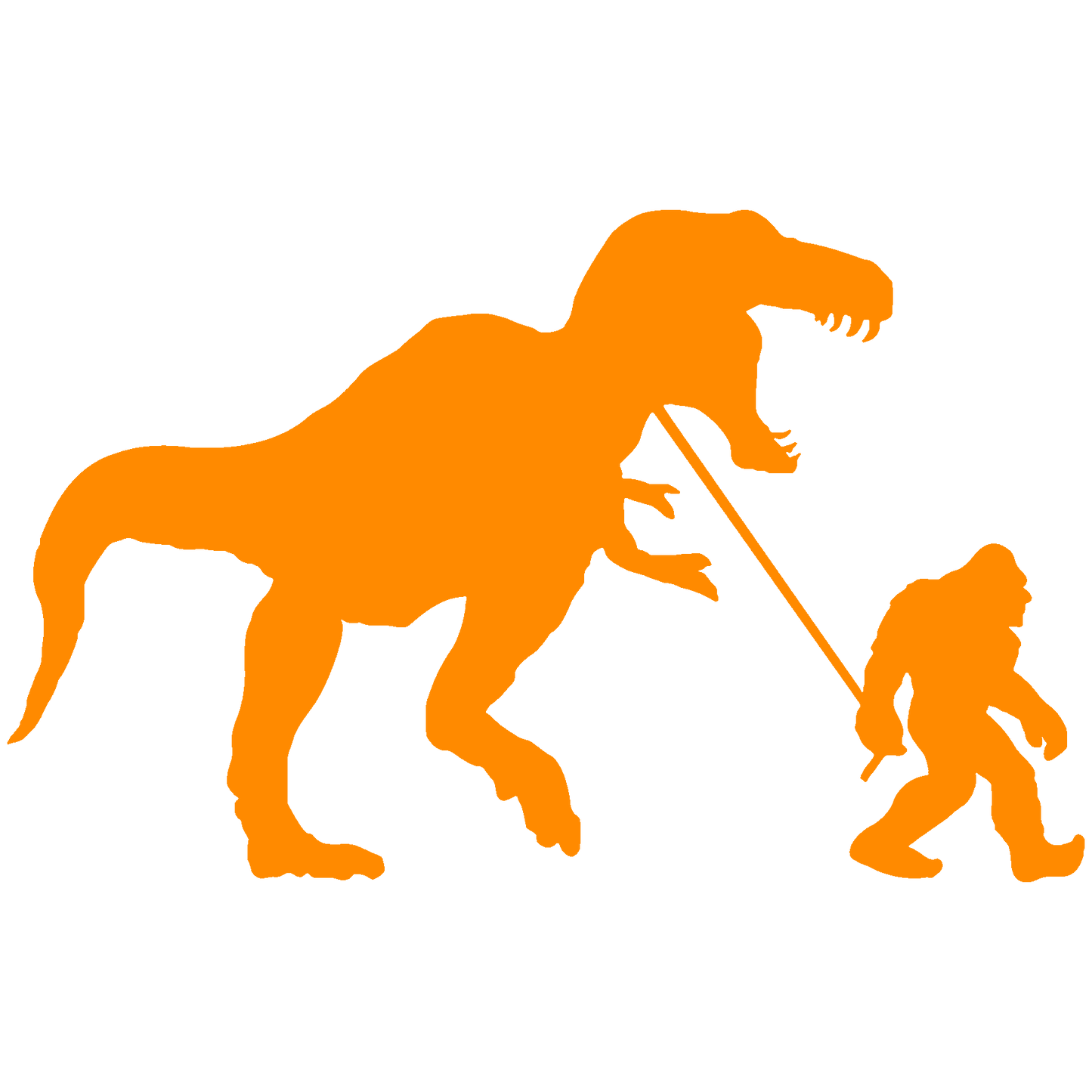 Dino Walker Bigfoot Sticker