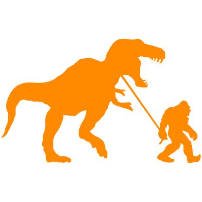 Dino Walker Bigfoot Sticker