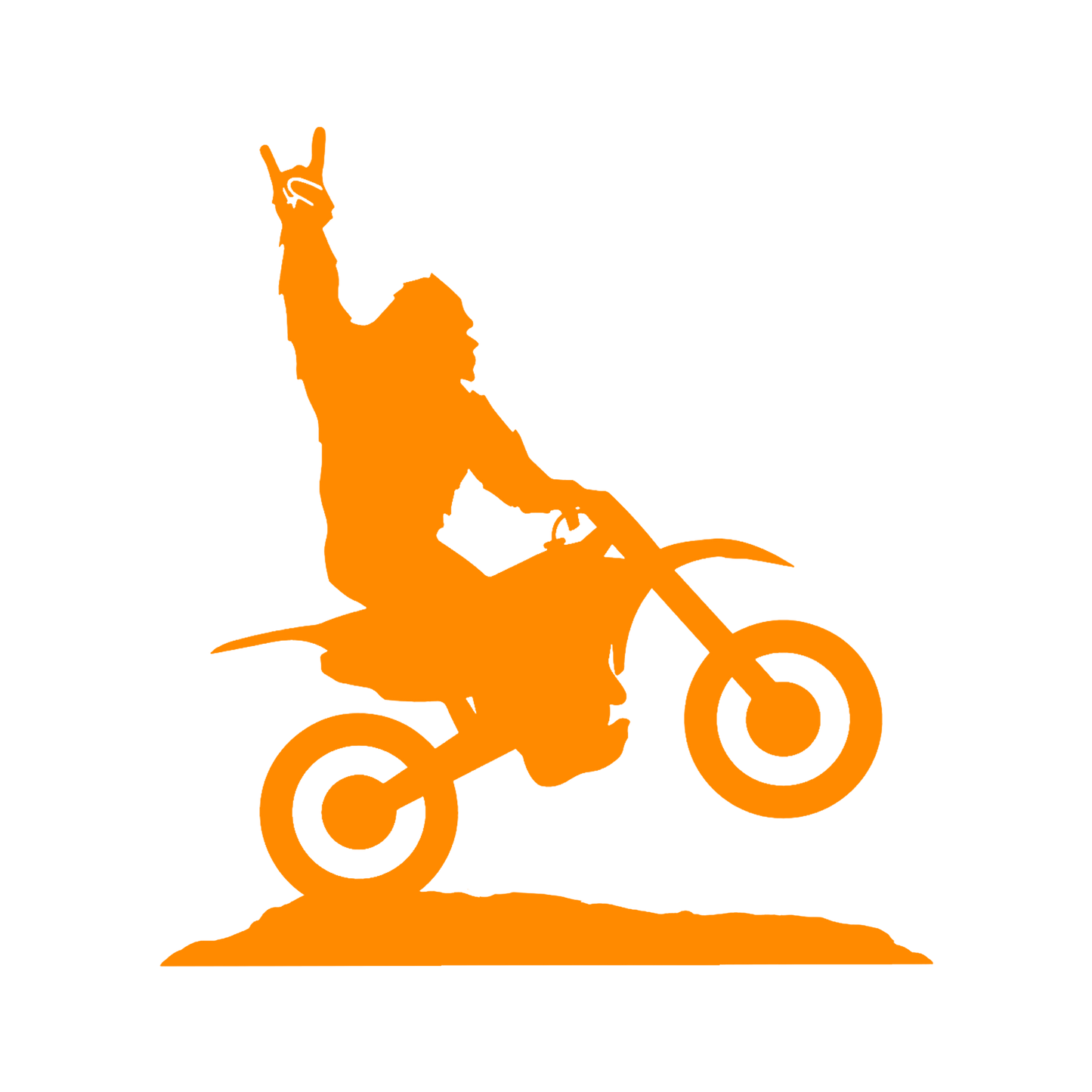 Bigfoot Rider Sticker