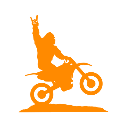 Bigfoot Rider Sticker