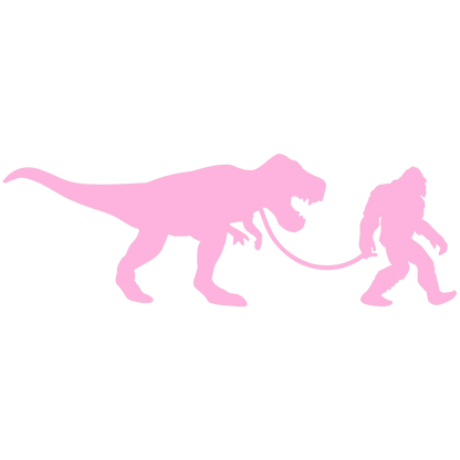Bigfoot's Pet T-Rex Vinyl Sticker