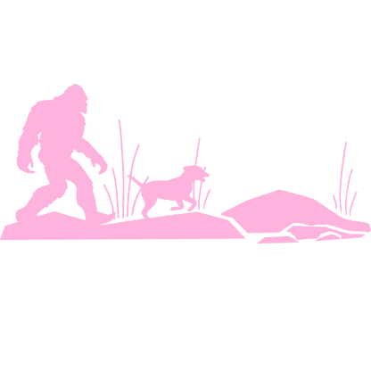 Sasquatch's Best Friend Stickers