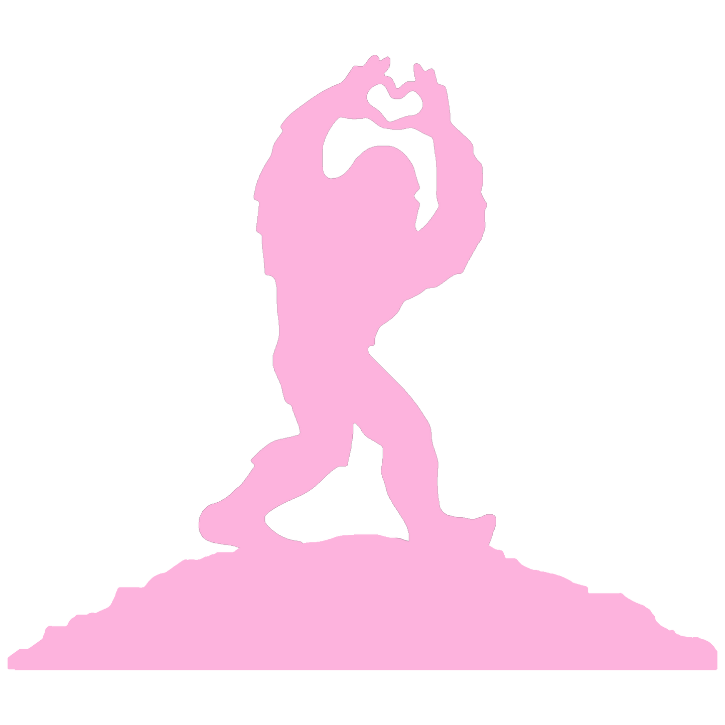 Forest Love Bigfoot Sticker