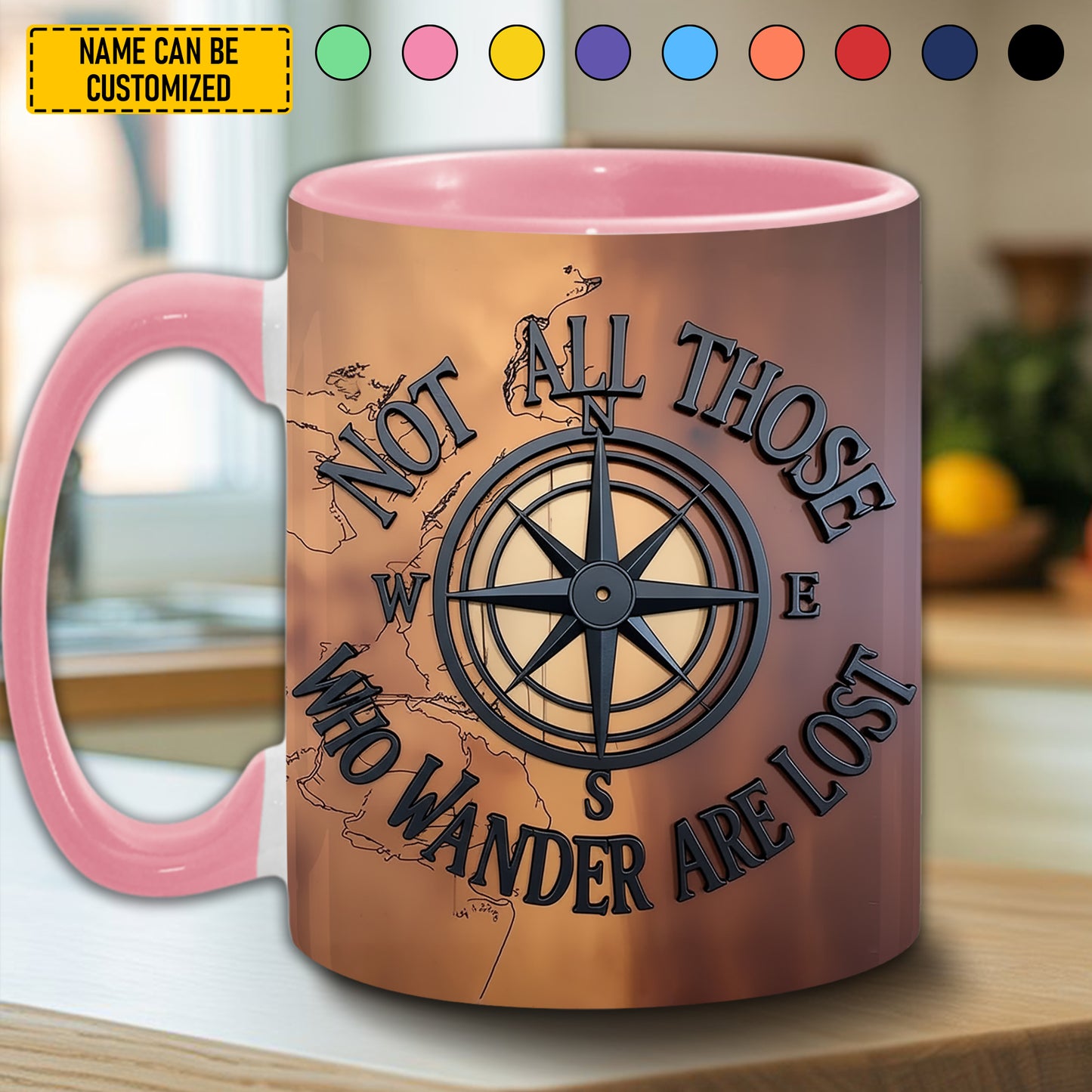 Wanderer’s Soul – Personalized Accent Mug
