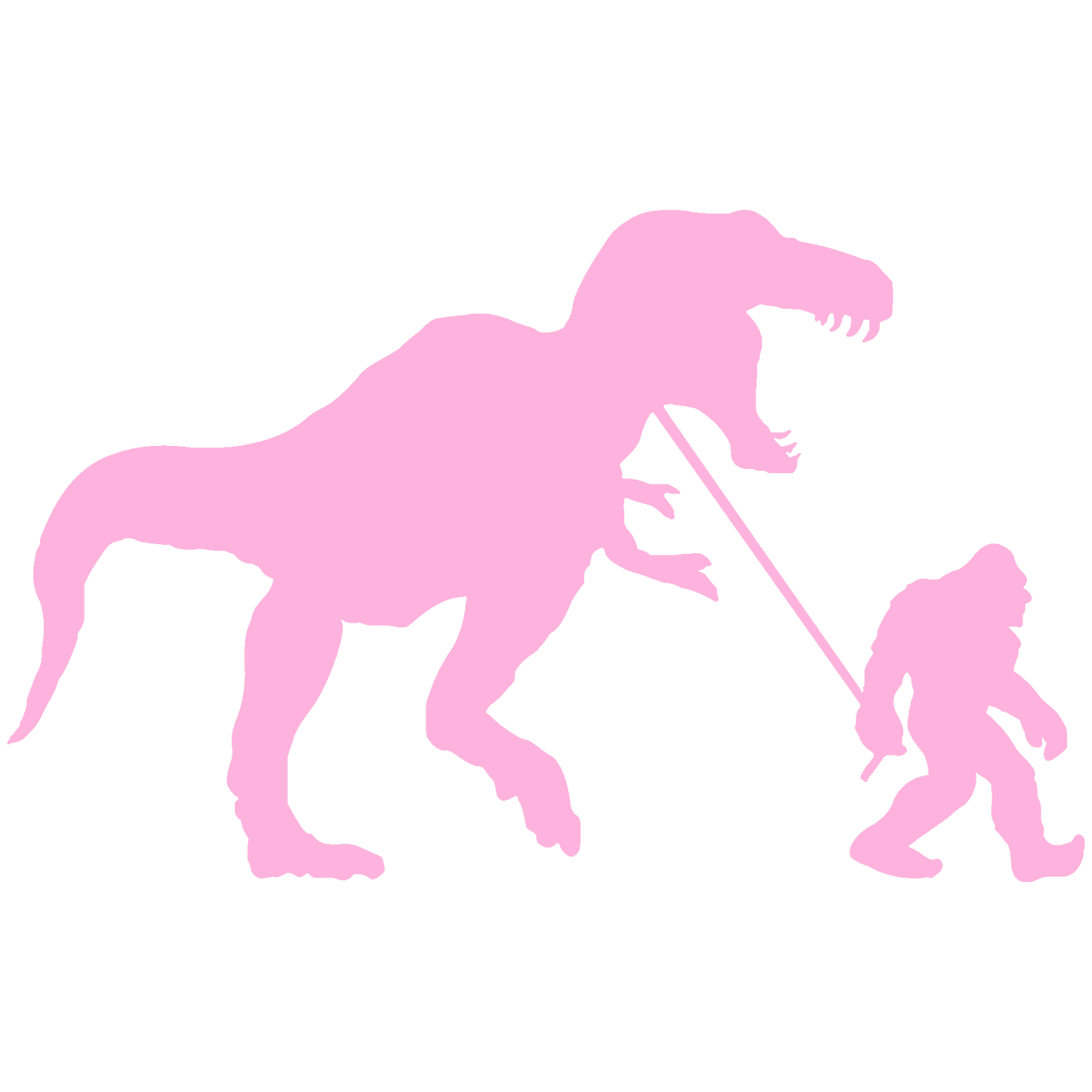 Dino Walker Bigfoot Sticker