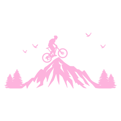 Mountain Biker Sticker