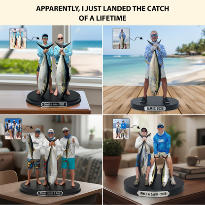 Trophy Fishing Moments – Personalized Photo Acrylic Plaque