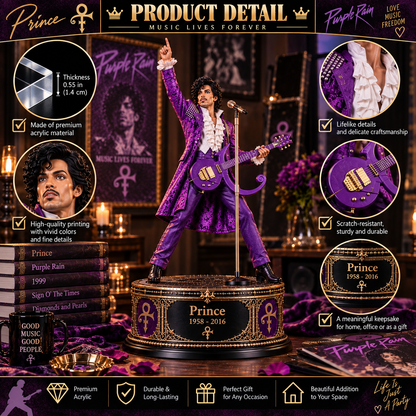 Prince Purple Rain Legend – Collectible Acrylic Plaque
