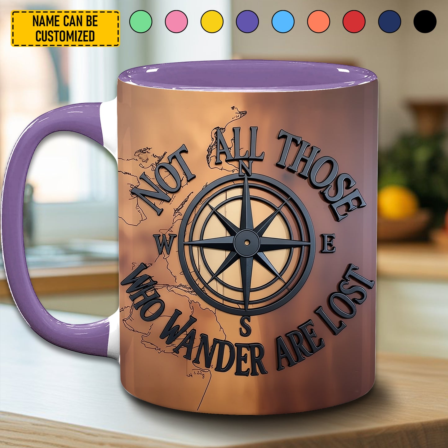 Wanderer’s Soul – Personalized Accent Mug