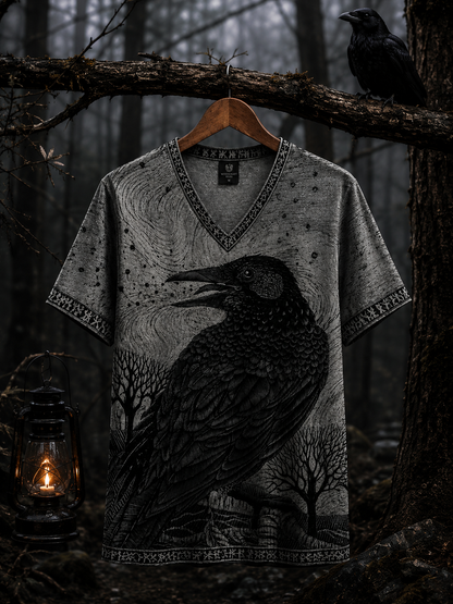 Gothic Raven Shirt – The Perfect Gift for Crow Lovers