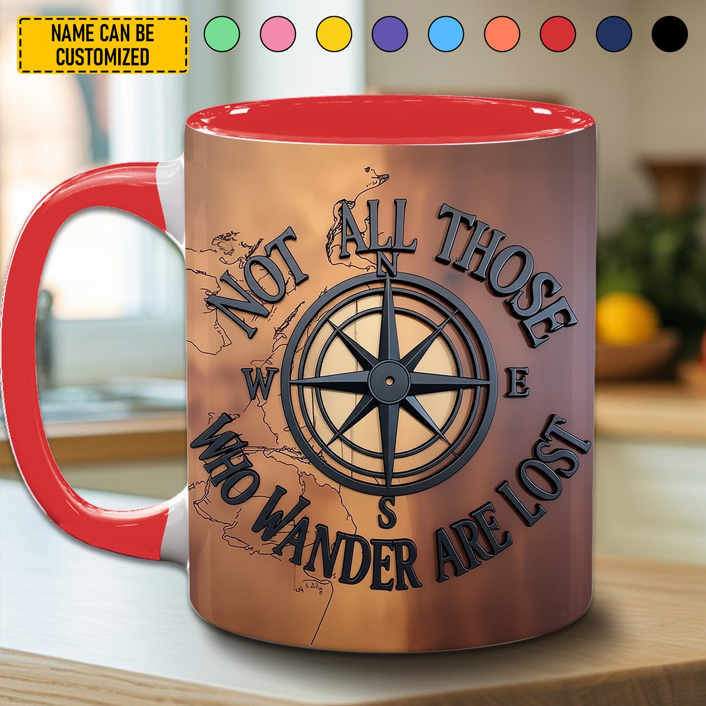 Wanderer’s Soul – Personalized Accent Mug