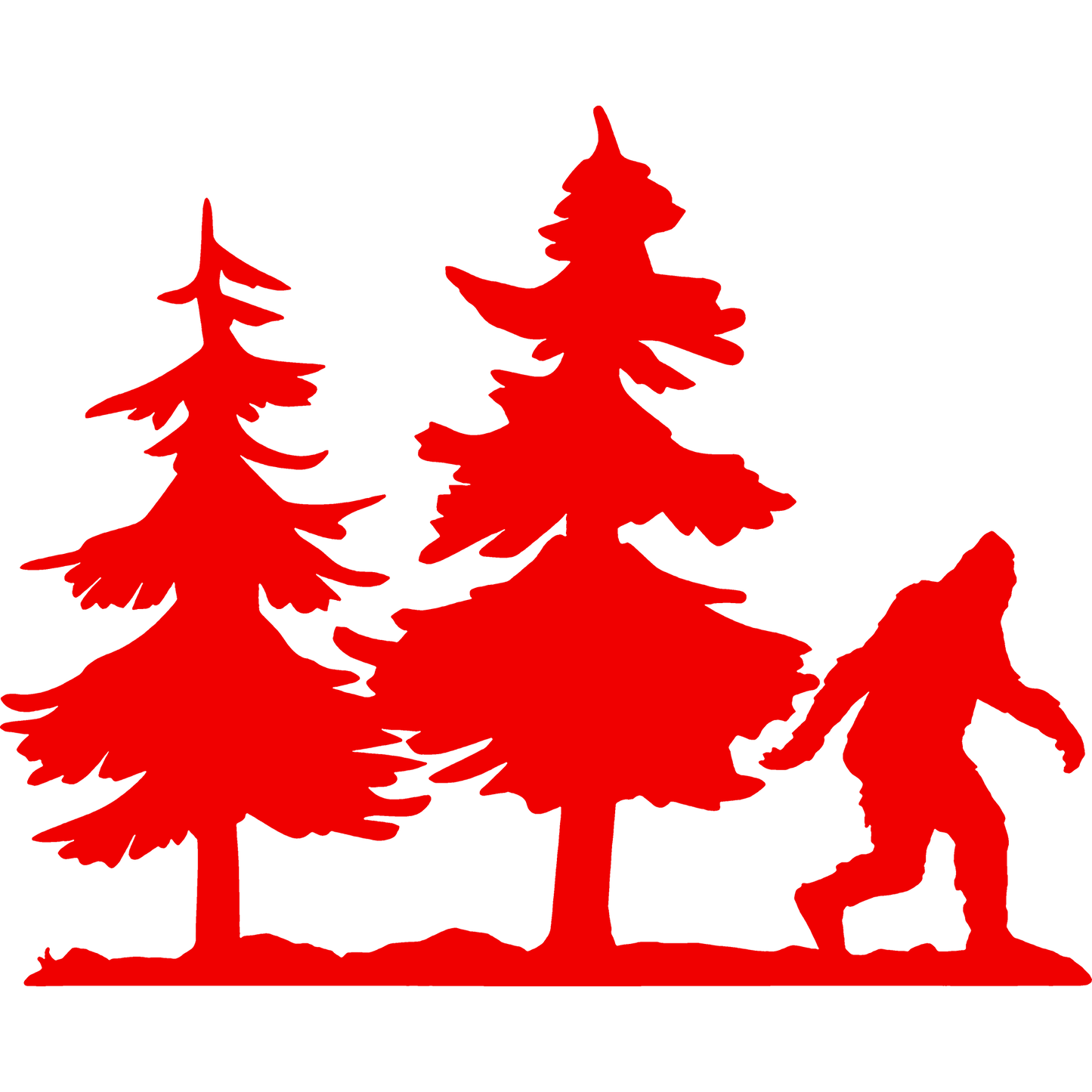 Bigfoot Windshield Stickers