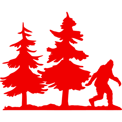 Bigfoot Windshield Stickers
