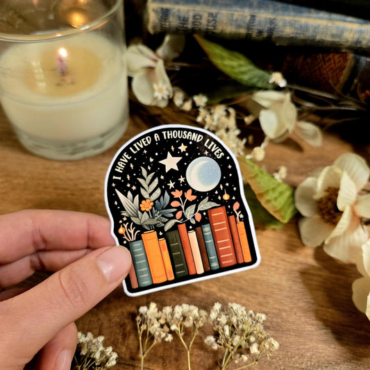 I Have Lived A Thousand Lives Sticker Decal