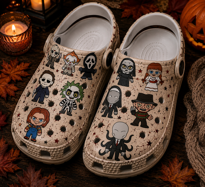 Cute Horror Halloween Crocs Version 2