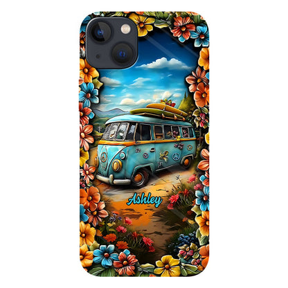 Hippie Van - Personalized Hippie Full Print Phone Case