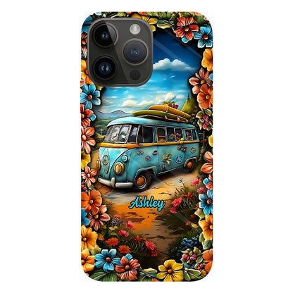 Hippie Van - Personalized Hippie Full Print Phone Case
