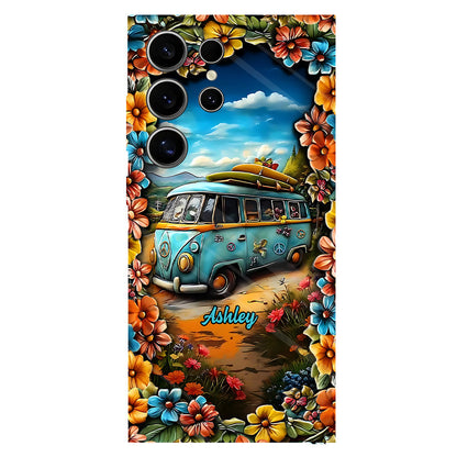 Hippie Van - Personalized Hippie Full Print Phone Case