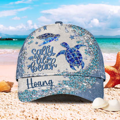 Turtle Bling - Personalized Turtle Classic Cap