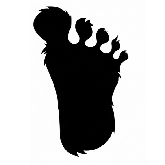 Bigfoot Print Sticker