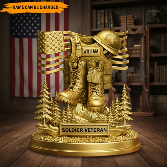 Veteran Valor – Personalized Military Acrylic Plaque