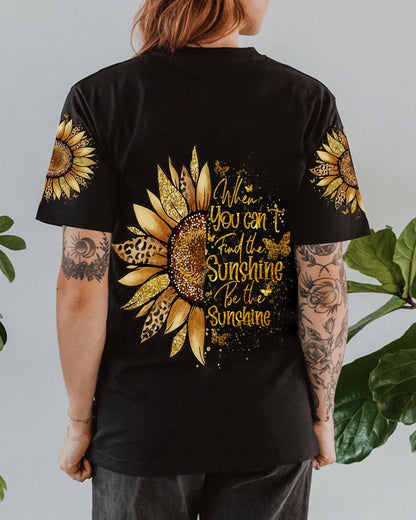 Be The Sunshine - Personalized Sunflower All Over Print Shirt