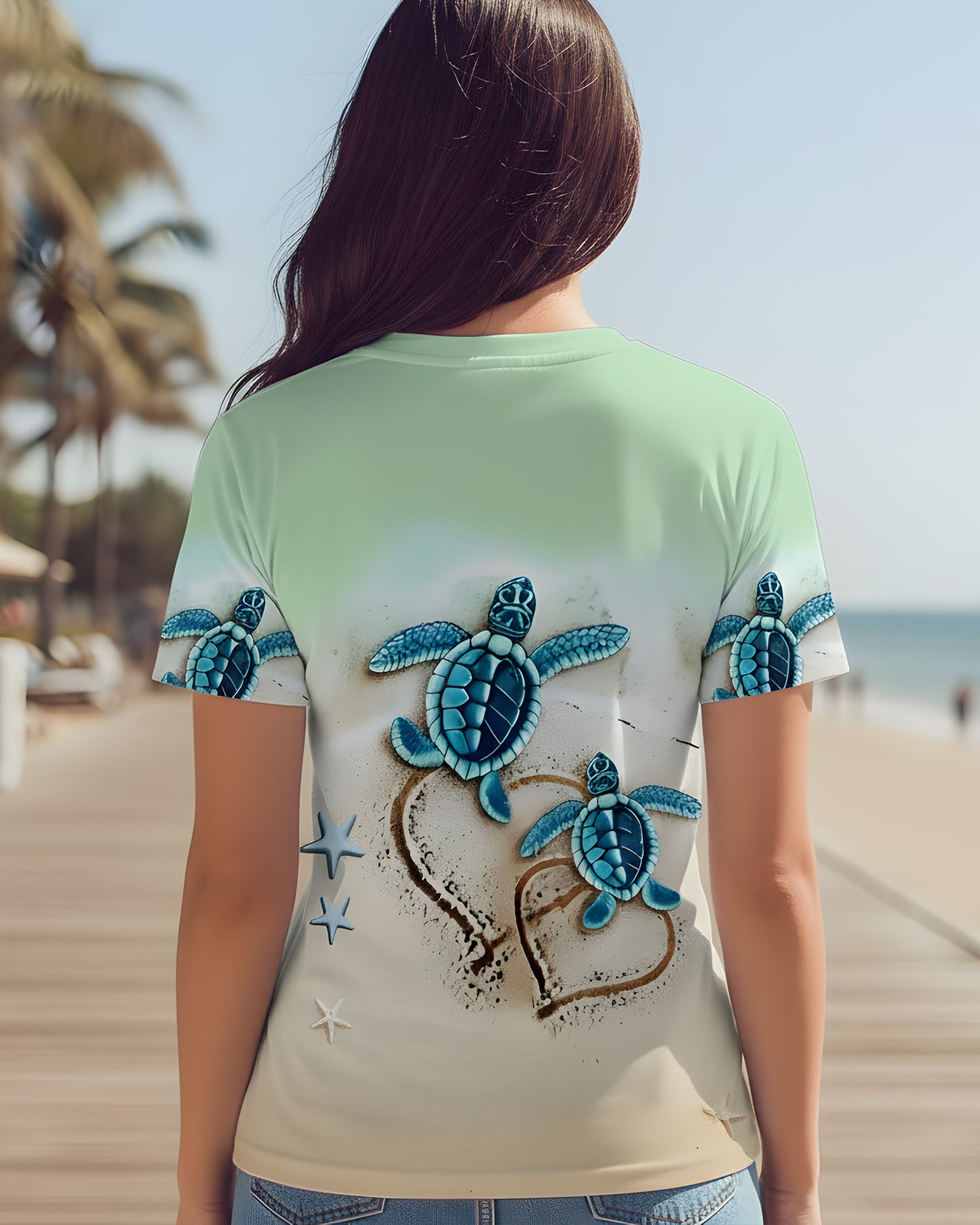 Sea Turtle All Over Print Shirt