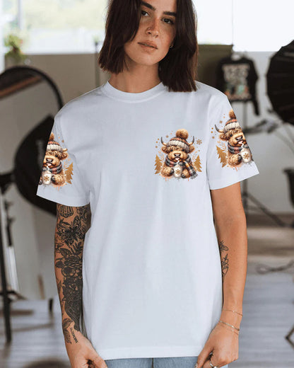 Cozy Highland Cow All Over Print Shirt
