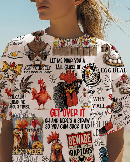 Funny Chicken - Chicken All Over Print