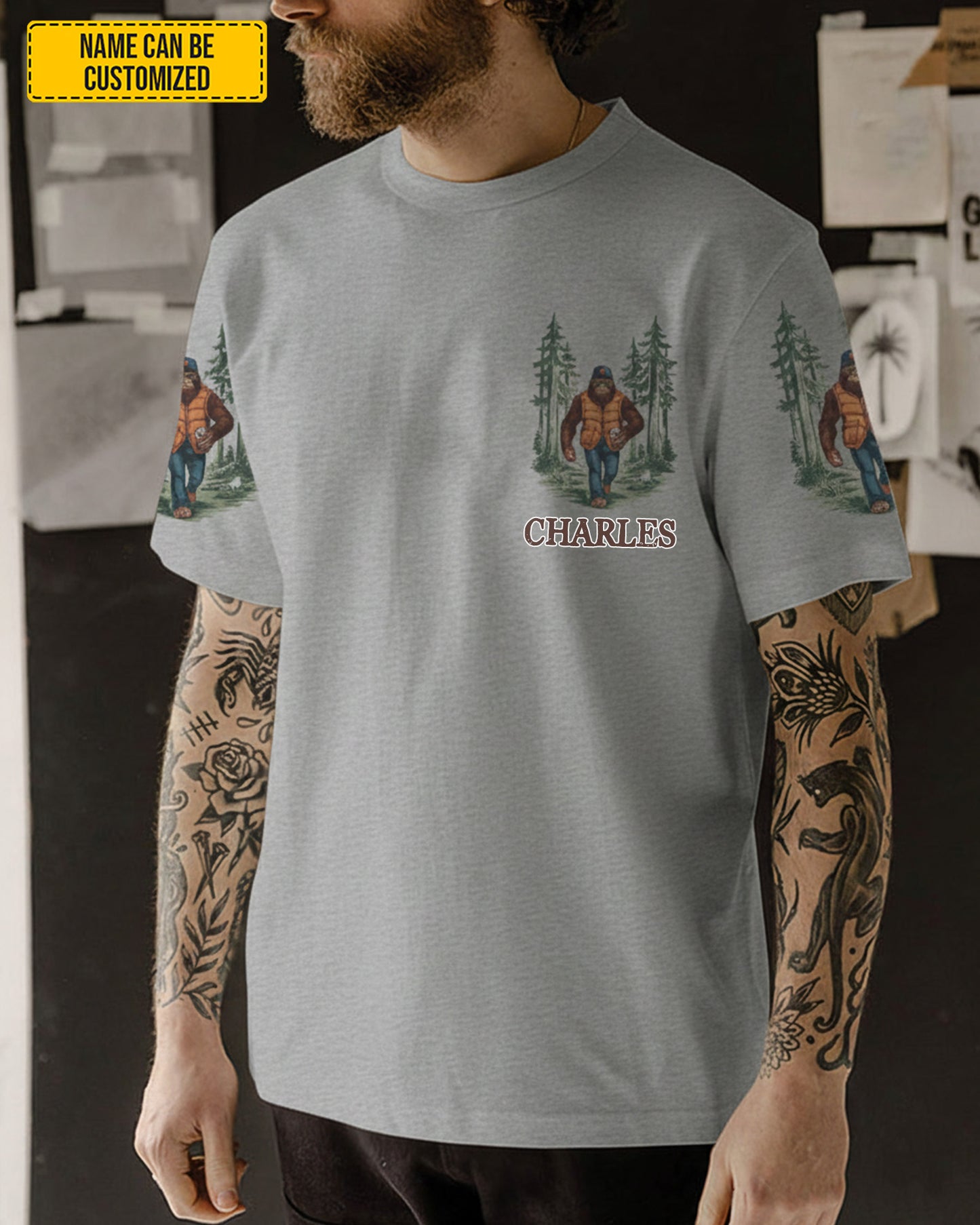 Don't Be An Assquatch – Personalized Bigfoot All Over Print Shirt