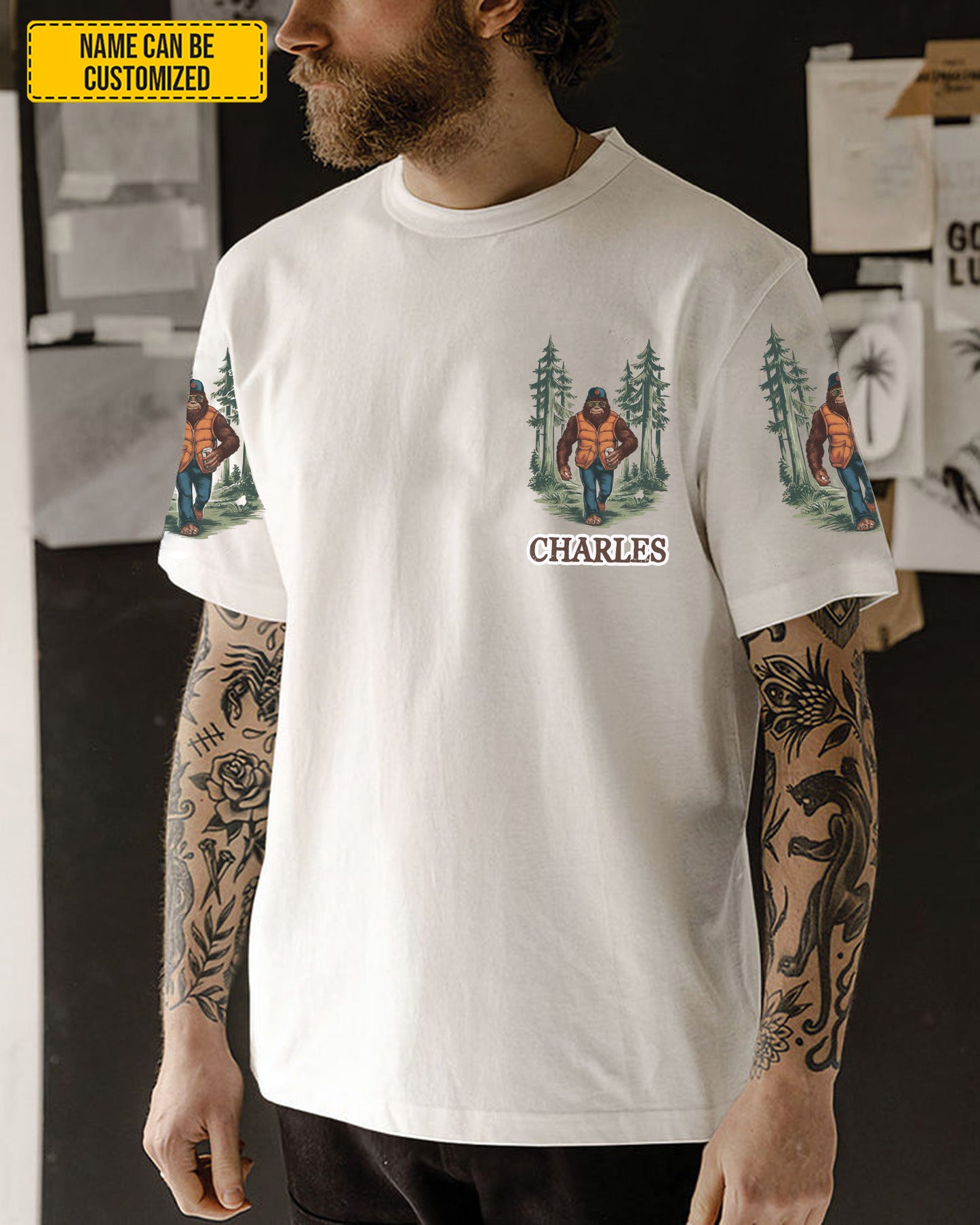 Don't Be An Assquatch – Personalized Bigfoot All Over Print Shirt