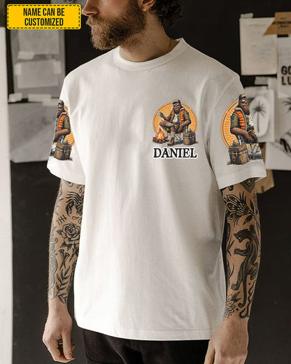 Fun Fact I Don't Care – Personalized Bigfoot All Over Print Shirt