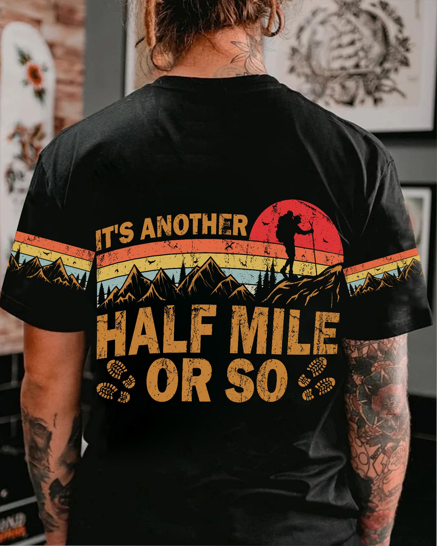 Personalized It's Another Half Mile Or So All Over Print Shirt