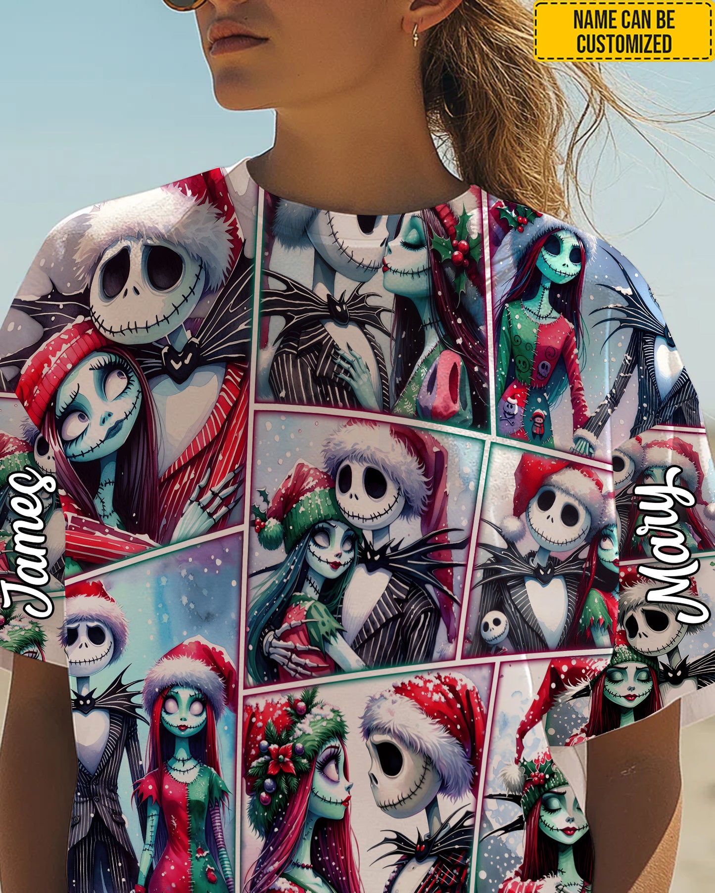 Couple love - Personalized Couple All Over Print Shirt
