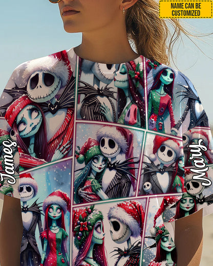 Couple love - Personalized Couple All Over Print Shirt