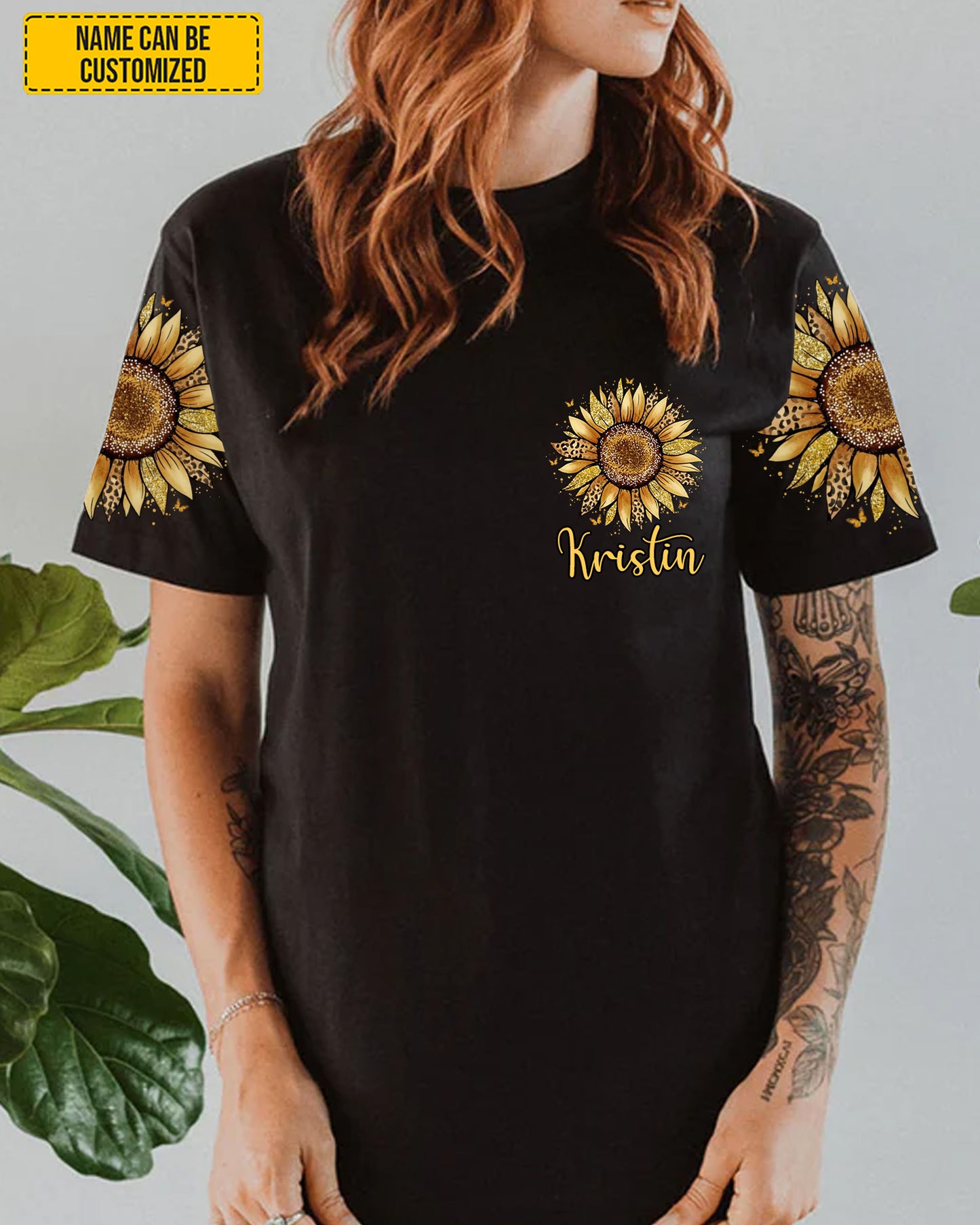 Be The Sunshine - Personalized Sunflower All Over Print Shirt