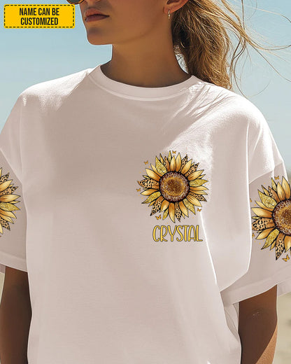 Sunflower Sunshine - Personalized Sunflower All Over Print Shirt