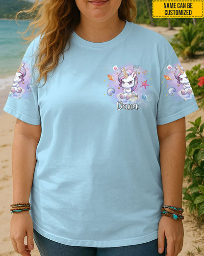 Don't Piss Me Off - Personalized Unicorn All Over Print Shirt