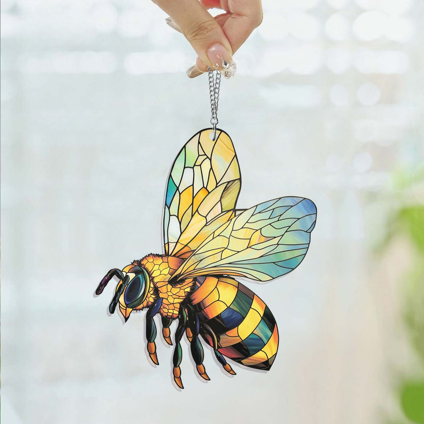 Bee Acrylic Window Hanging