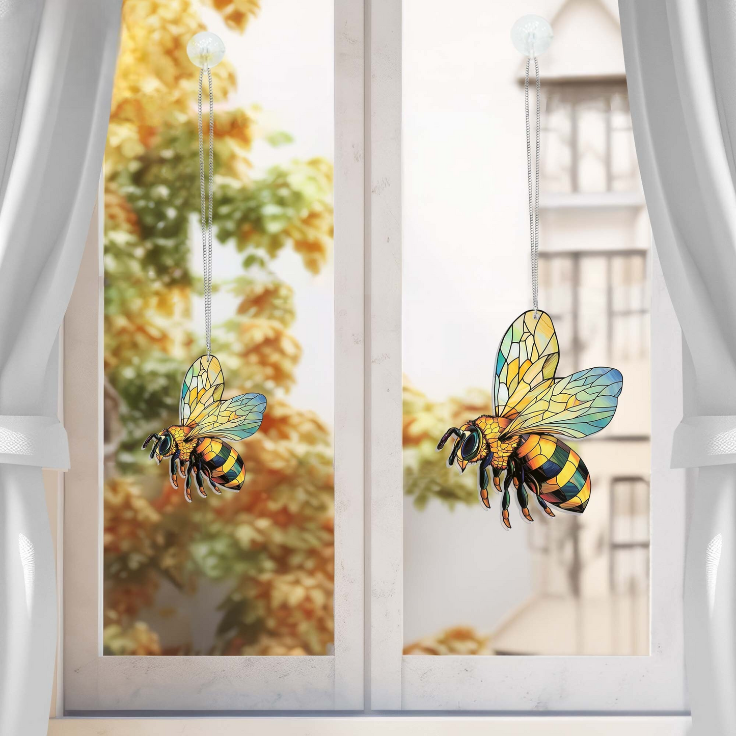 Bee Acrylic Window Hanging